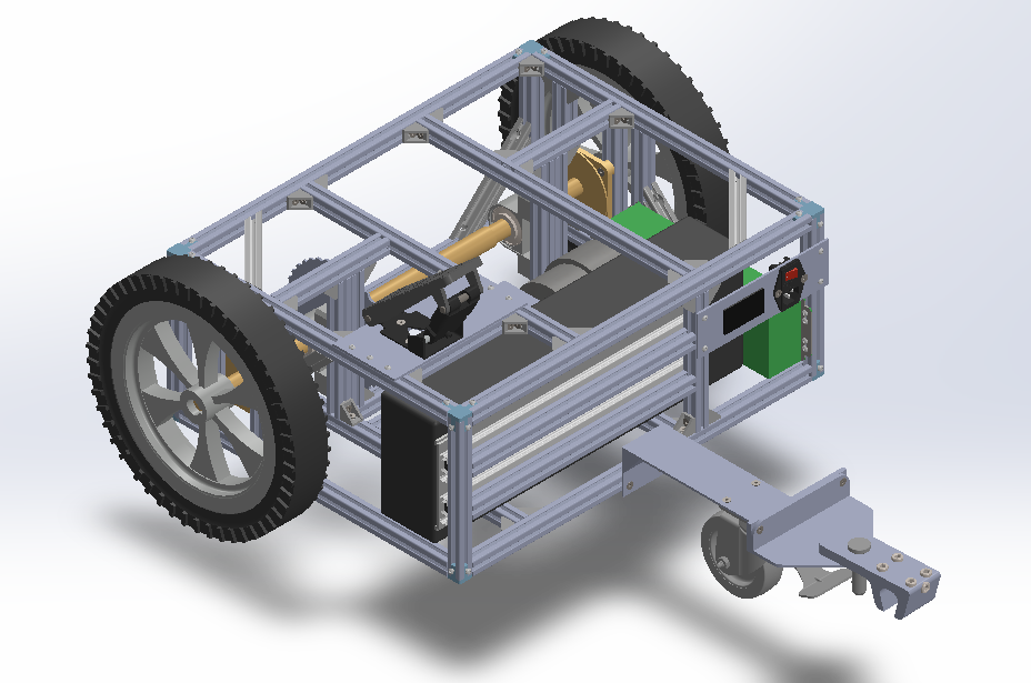 Isometric view of current iteration